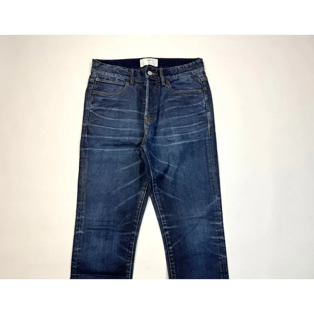 LAB101 Slim Fit Denim Jeans Mens 30 NWOT $175 Cotton 5 Pockets Flat‎ Front Blue